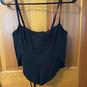 Savage X Fenty Black Crop Top